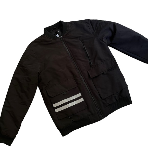 Men’s Jacket - Men’s Black Jacket - Men’s Bomber Jacket - Picture 1 of 4